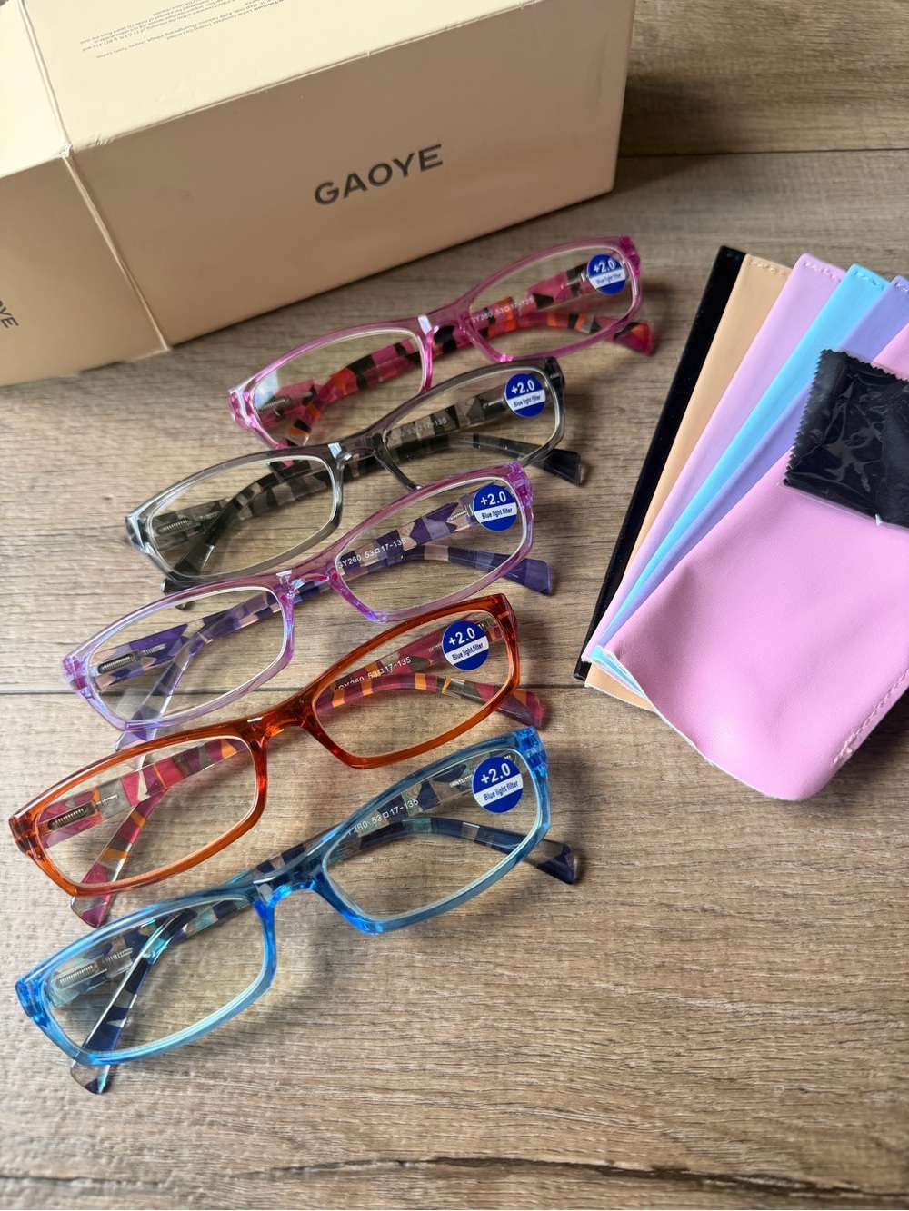 Blue Light Reading Glasses - +2.0
